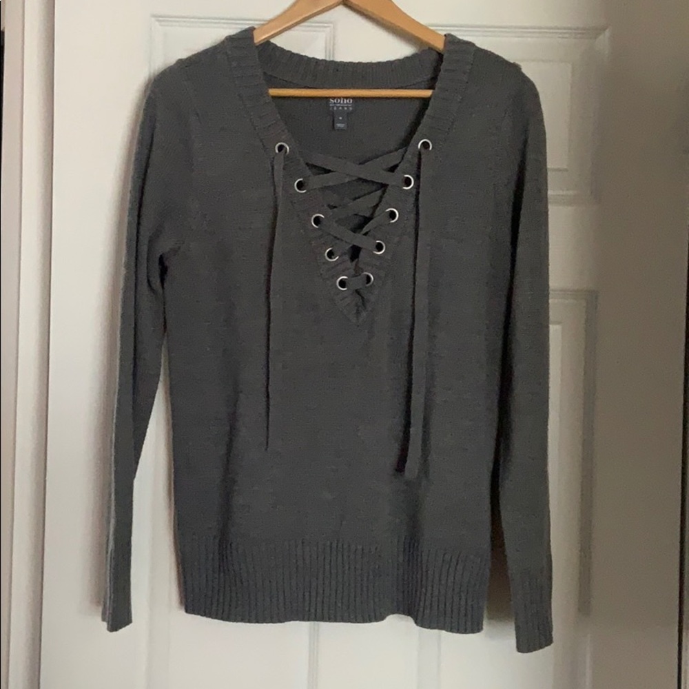 Low Cut Sweater